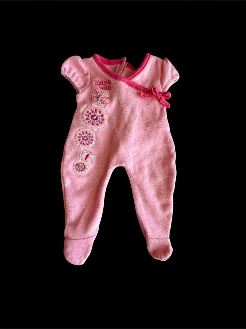 Bitty Baby Pink Floral Diaper Bag Set